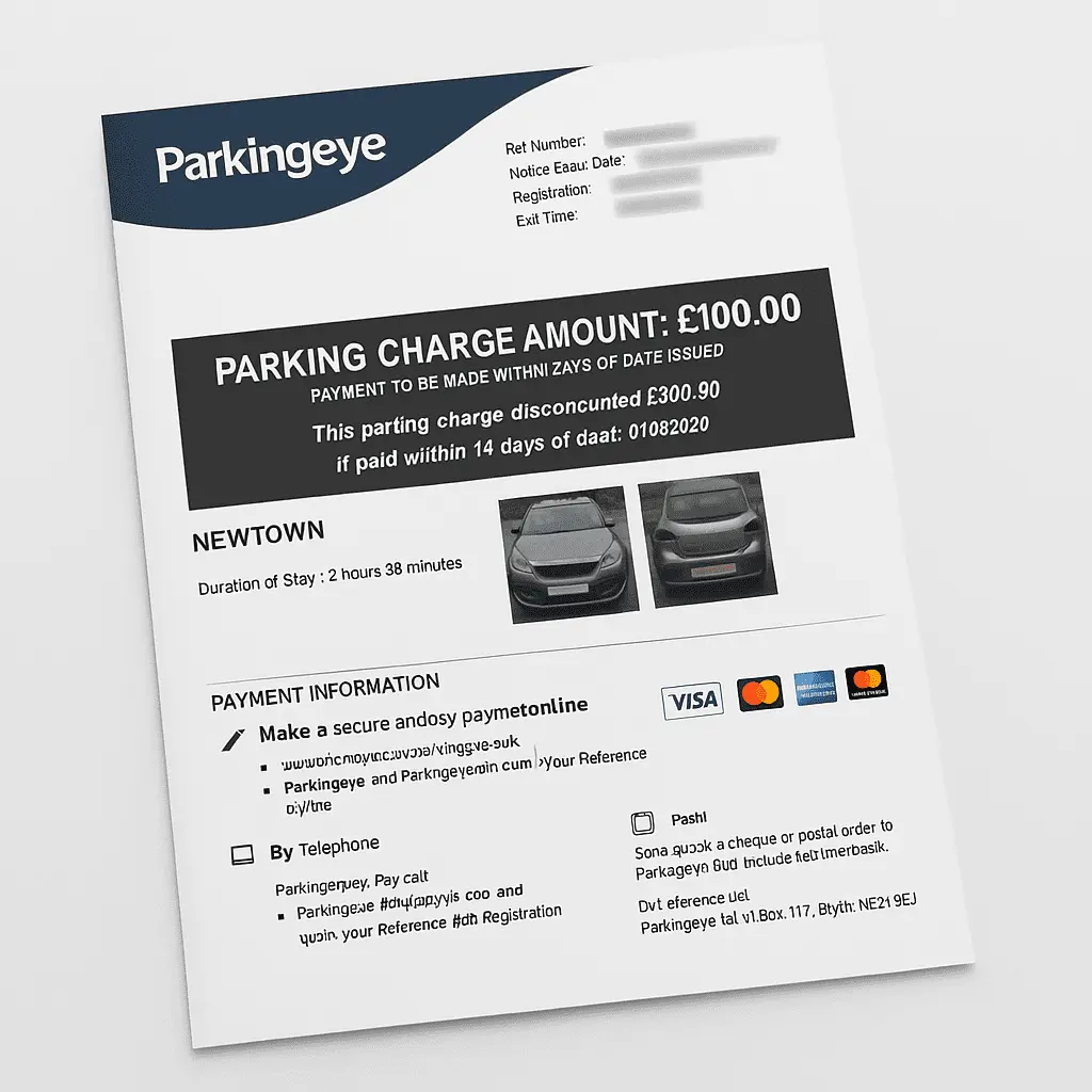 Parking Eye Ticket